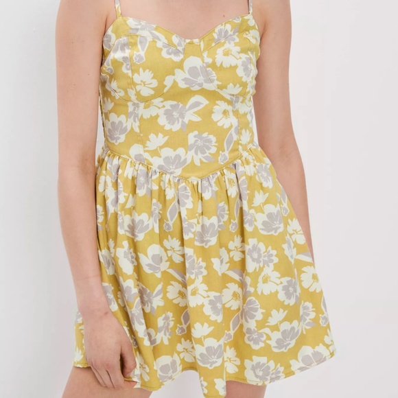 NWT AE Corset Cami Mini Dress - Picture 2 of 5